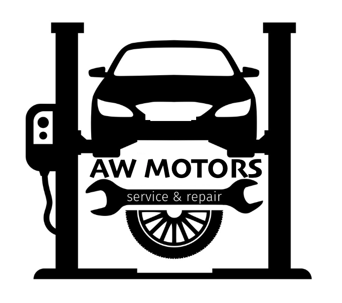 A W Motors logo