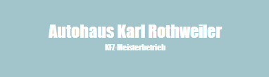Autohaus Karl Rothweiler logo