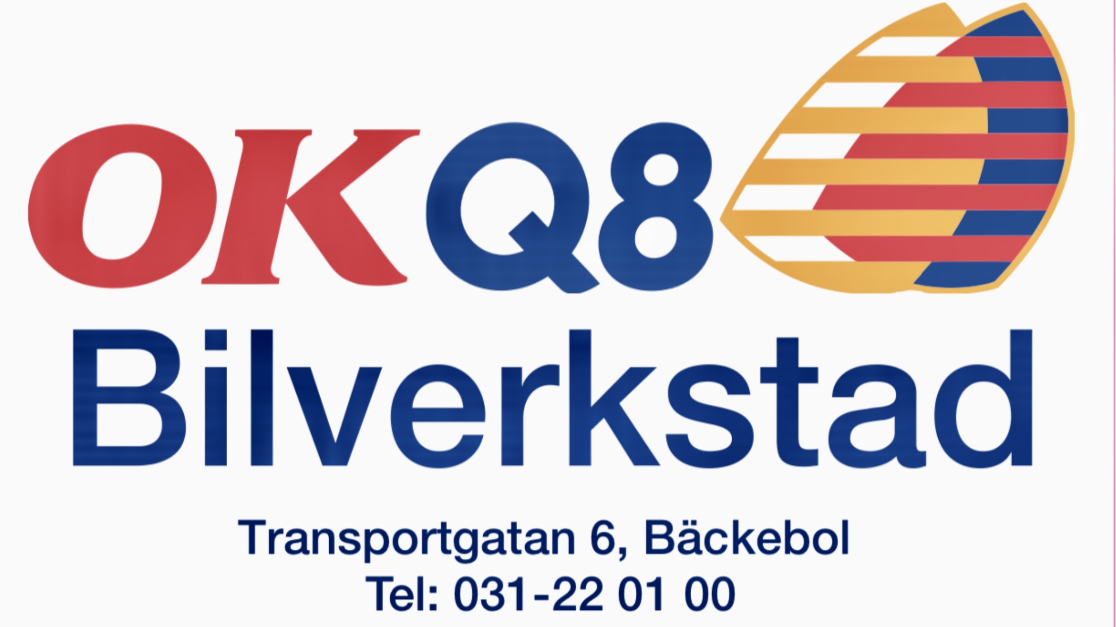 OKQ8 Bilverkstad Bäckebol logo