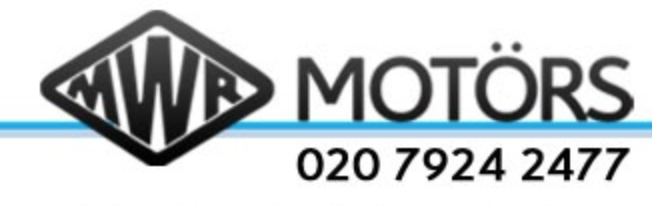 M W R Motors logo