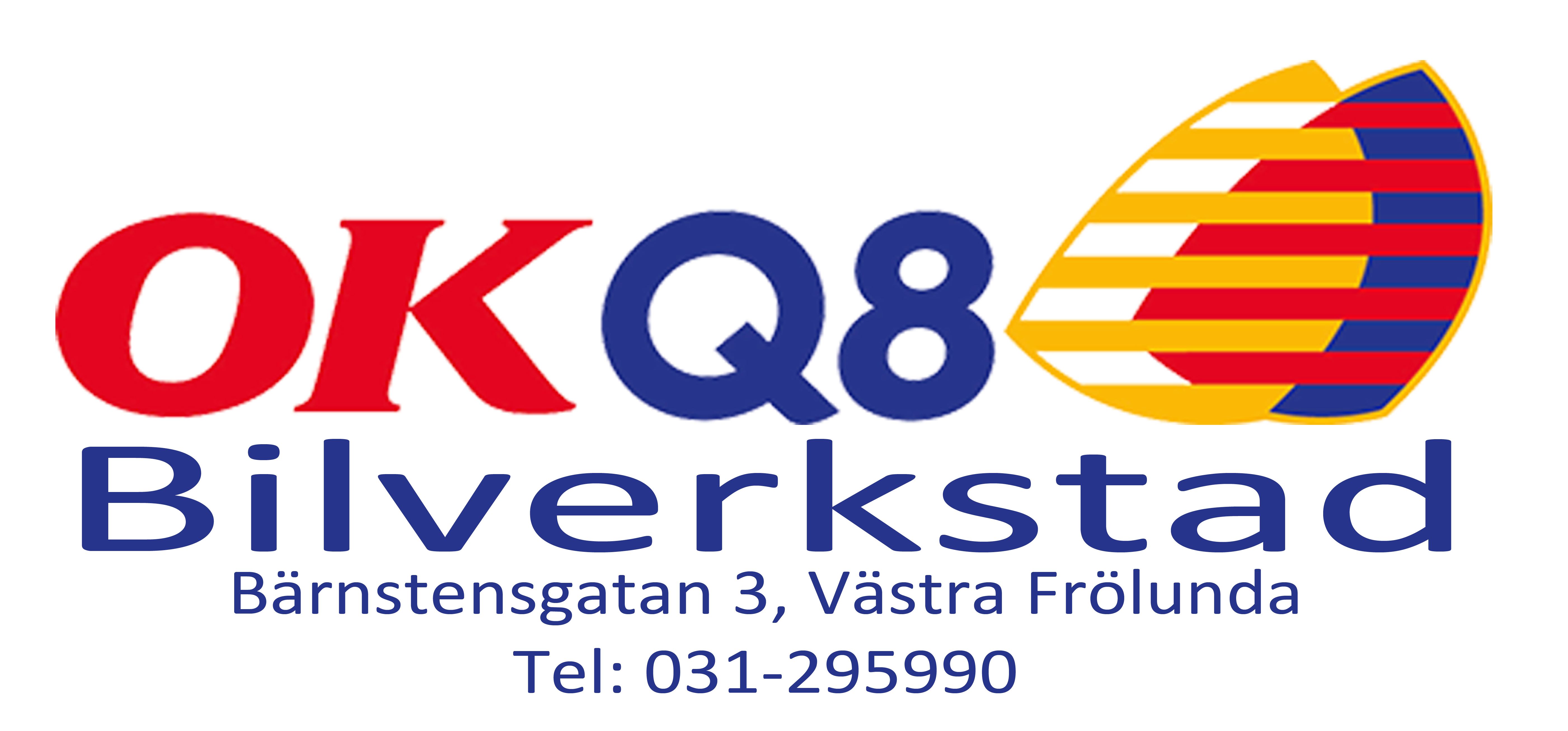 OKQ8 Bilverkstad Västra Frölunda logo